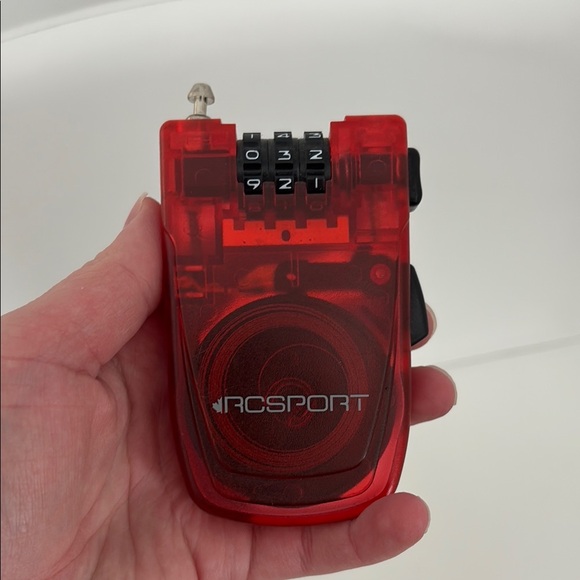 RCSport Red Combination Lock - Picture 1 of 2